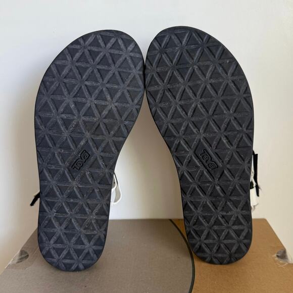 Teva Platform Black/Yellow Women Strap Sandals - SZ 10 - Picture 9 of 10